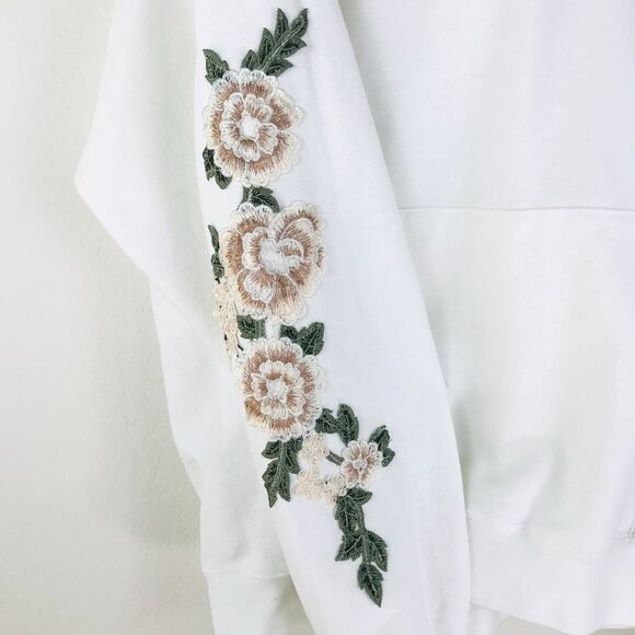 Civil Regime + Champion Rose Embroidered Hooded Jacket Size X-Large - Picture 8 of 13